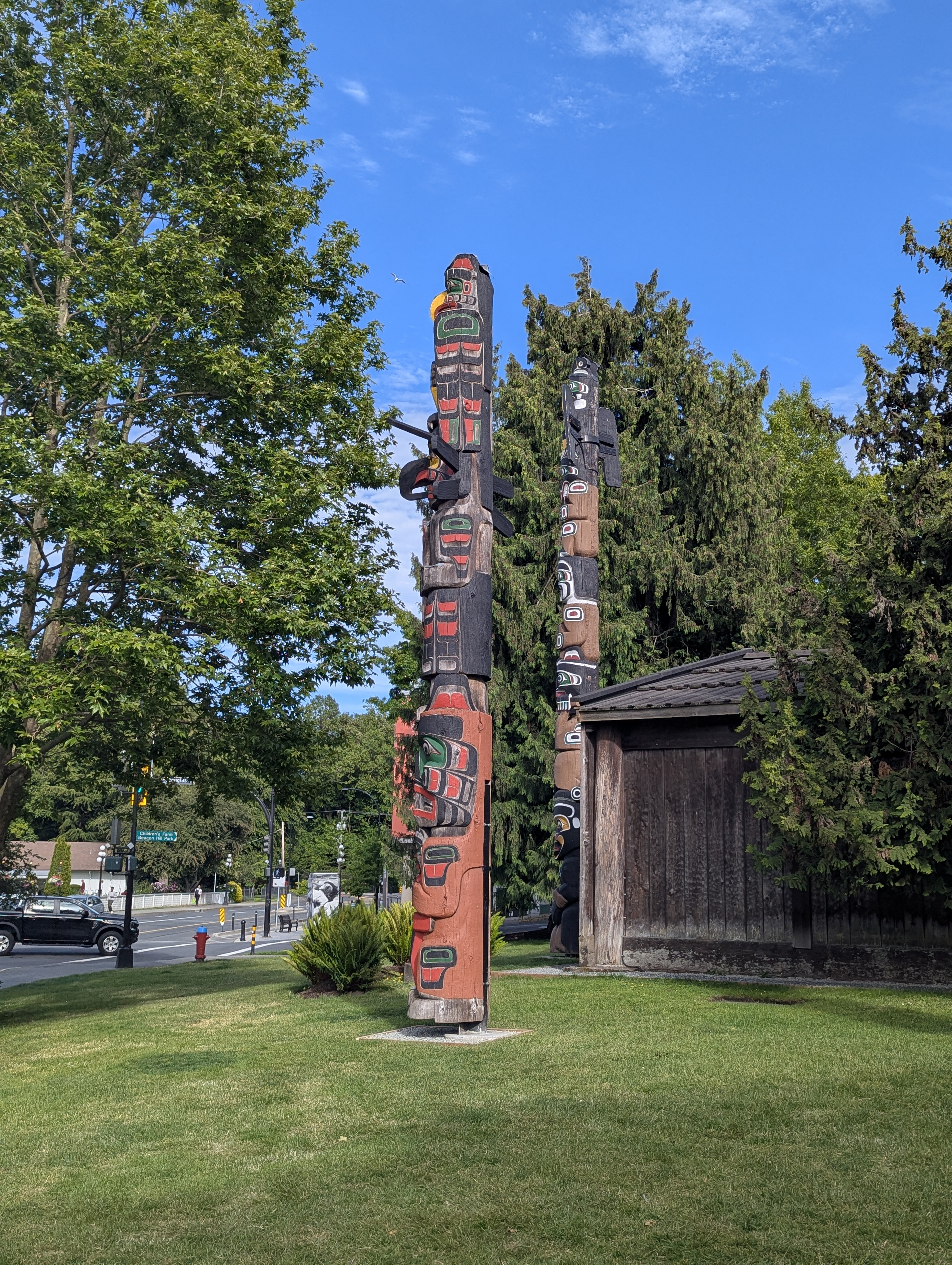Birthday Trip to Canada, Thunderbird Park, Victoria, Vancouver Island